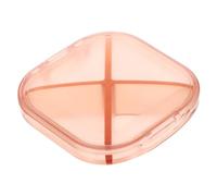 HONITANO 2 pièces Boîte de Rangement Médicale Plastique Semi-transparente Mini Pilulier Portable Compartiments Organisée pour Quotidiens Légère et Voyage et Usage Quotidien