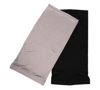 HONITANO 2 pièces Bonnet de Nuit Long Respirant pour Femmes Protection Cheveux Longs Casquette Dreadlocks et Tresses Bonnet Tube Flexible Noir et Gris pour Sommeil Confortable