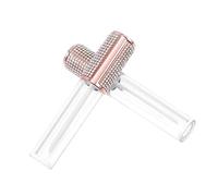 HONITANO 2 pièces Bouteilles de Gloss à Transparentes Tubes Vides pour Cosmétiques pour Lip Balm et Échantillons de Maquillage Parfait pour Voyager et Utilisation Quotidienne