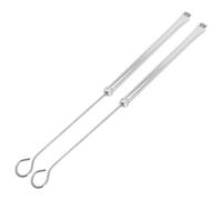 HONITANO 2 pièces Brosses pour Batterie avec Manche Métal Brosse à Fil Acier pour Percussion Jazz et Kit de Batterie