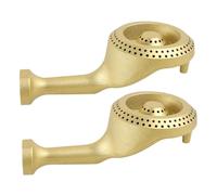 HONITANO 2 Pièces Cast Iron Stove Burner Head Replacement Easy to Clean Gas Stove Part for Kitchen Cooking Accessories