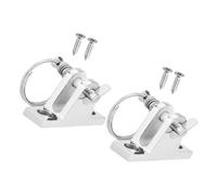 HONITANO 2 Pièces Charnières INOX Concave Base pour Bimini Top Bateau Quincaillerie Résistante Aux Intempéries Lot avec Goupilles Amovibles Compatibles Yachts et Pontoons