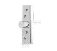 HONITANO 2 Pièces Charnières Invisibles Pivotantes Acier Inoxydable Charnières Pivot Cachées Robustes pour Portes et Fenêtres Fixation Centrale Silencieuse pour Usage Résidentiel et