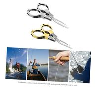 HONITANO 2 pièces Ciseaux de Acier Inoxydable Coupe Fil Tressé et Ergonomique pour Accessoires