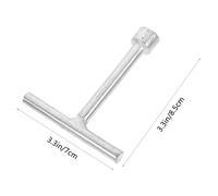 HONITANO 2 pièces Clé à Visser Triangle Acier Inoxydable Outil pour Écrou et Boulon Robuste et Durable pour Démontage de Vis de Lampadaire Lot