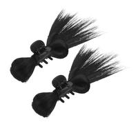 HONITANO 2 Pièces Clip Bun Cheveux Femme Pince Queue de Cheval Extension Synthétique Demi-chignon Stylé Accessoire Léger et Confortable pour Fêtes et Usage Quotidien