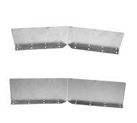 HONITANO 2 pièces Déflecteurs de Pluie pour Toit Fer Protection Anti-éclaboussures Gouttière Angle Installation Simple pour Maison Pluie et Salissures