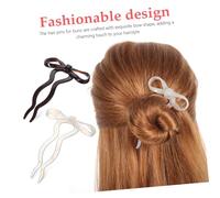 HONITANO 2 Pièces Épingles Cheveux U Acétate Robuste Accessoires Coiffure pour Chignons et Queues de Cheval Adaptées à Types et Longueurs de Cheveux Lot de Mermaid et Marron