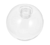 HONITANO 2 pièces Globe Verre Transparent pour Suspension Abat Jour de Remplacement Élégant pour Lustres et Appliques Murales Protection et Installation Facile Lot