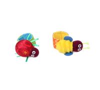 HONITANO 2 pièces Hochet de Poignet Garçon Fille Ensemble de Grelots Forme de Coccinelle et Abeille Jouets Éveil pour Nourrissons Accessoires Ludiques pour Développement des Communication