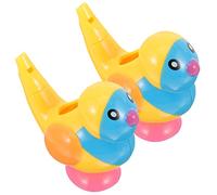 HONITANO 2 pièces Jouets Éducatifs Musicaux Sifflets Oiseaux pour Bain Garçon Fille Jouets Piscine Garçon Fille Sûrs Développement Musical et Créativité