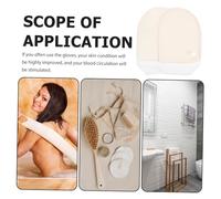 HONITANO 2 pièces Lot de Gants Exfoliants Corps Loofah Gants de Gommage pour Élimination Cellules Mortes Exfoliants pour Homme et Femme Nettoyage Profond Peau Spa