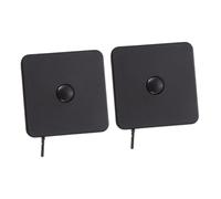 HONITANO 2 pièces Lot de Rubans à Mesurer Carrés Portables Noirs Miniatures Plastique Compacts et Pratiques pour Couture et Mesures Corporelles