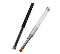 HONITANO 2 pièces Manicure Pen Tool pour Nail Art DIY Stylo de Peinture Manucure avec Pointe Fine et Manche Long Outil Pratique pour Dessiner Lignes et Motifs Ongles Réutilisable et Facile