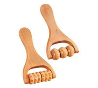 HONITANO 2 Pièces Massage Roller pour Muscle et Dos Outil Manuel Portable pour Relaxation Circulation et Fatigue Musculaire Adapté Jambes Cou et Épaules