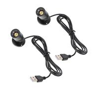 HONITANO 2 pièces Mini Spot LED USB pour Meuble Intérieur Éclairage sans Perçage Angle Ajustable Lot de Lumière Chaude pour Chambre et Vitrine