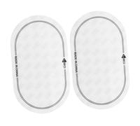HONITANO 2 pièces Patch de Protection Double Pédale pour Grosse Caisse et à Lusure Protège la Peau de Batterie Accessoire Percussion pour Batterie Blanche