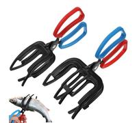 HONITANO 2 pièces Pince de Professionnelle Antidérapante pour Carnassier et Truite Outil Portable Solide pour Attraper et Contrôler Poissons Accessoire pour Matériel de Mer et Au Coup