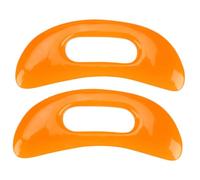 HONITANO 2 pièces Planche de Massage Résine Grattoir Corporel Forme de Lune Portable Outil de Massage pour Visage et Corps Soulagement des Muscles et Stimulation Circulation