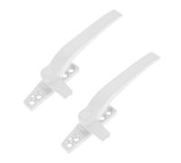 HONITANO 2 Pièces Poignée de Fenêtre Moderne Aluminium Résistante Corrosion Pratique pour des Fenêtres Ensemble Gauche et Droit Blanc