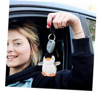 HONITANO 2 Pièces Porte Clés Peluche Mignon Décoration Suspendue Chic pour Sac Cadeau Ornement Noël Pendentif Animal Peluche