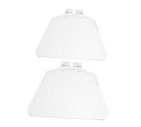 HONITANO 2 pièces Protection pour Meuleuse de Banc Écran Oculaire Transparent Réutilisable Antipoussière Compatible Machines à Meuler de Bureau Chaleur