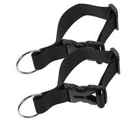 HONITANO 2 pièces Sangles de Bagage Réglables Accessoires de Voyage Multifonctionnels pour Valises et Sacs à Dos Crochets Faciles à Utiliser Couleur Noire