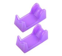 HONITANO 2 Pièces Support de Poignée pour Machine à Poncer Ongles Électrique Rangement de Table Compact Accessoire Manucure Portable Pratique Lot pour Salon et Usage