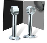 HONITANO 2 pièces Support Tringle Acier Inoxydable Épaissi Fixation Robuste pour Barres de Penderie Rangement Salle Bain Balcon Cuisine Lot