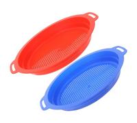 HONITANO 2 Pièces Tamis de Sable Plastique pour Garçon Fille Été Portable Filtre à Maillage Fin pour Jeux de Plage et Activités Extérieures