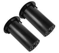 HONITANO 2 Pièces Tube D’Évent Bass-Reflex pour Caisson de Basses 85×150 MM, Lot de 2 Tubes en Plastique pour Amélioration des Basses, Sortie D’Air Optimisée pour Son Clair et Performances