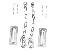 HONITANO 2 pièces Verrou de Sécurité Chaîne Acier Inoxydable Loquet Renforcé pour Porte Entrée Installation Facile Résistant Corrosion et Effraction Lot