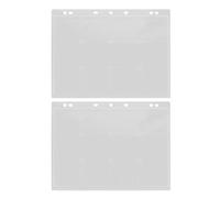 HONITANO 2 Pochettes pour pièces de Monnaie : Supports pour collectionneurs de pièces - Feuilles de Rangement pour - Pages de classeur de 58 mm pour Cartes et Diapositives - 24 Poches pour de