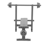 HONITANO 20, Banc de Musculation et Haltères Miniatures Réalistes, Accessoires DIY pour Décoration Intérieure et Scène de Gym Ludique