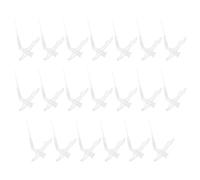 HONITANO 20 Embouts De Colle Pour Mousse Adaptateurs De Tuyau Et De Tube De Raccord Pour Pistolet À Mousse Embouts En Plastique Tubes De Rechange