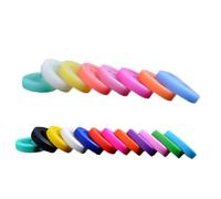 HONITANO 20 Pièces Bracelet Sport Silicone Gel Fluorescent Bracelet de Poignet Confortable et Lumineux pour Adultes Ensemble