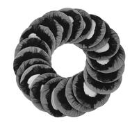 HONITANO 20 Pièces Filets à Cheveux Noirs Réutilisables Moyenne Filets Invisibles Élastiques pour Chignons de Danse Accessoires et Filles Couvre Chignons Discrets pour Ballet et Patinage