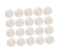 HONITANO 20 Pièces Hair Dryer Fan Blades Replacement Mini Plastic Motor Leaves For Blowdryer Repair And Heat Control Compatible With Models Easy Installation For Home And Salon Use