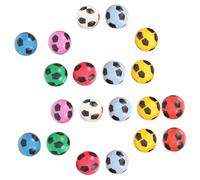 HONITANO 20 pièces Lot de Balles Rebondissantes Caoutchouc Balles de Football Colorées pour Jeux Garçon Fille Légères et Sûres pour Intérieur et Extérieur Couleur Couleur Aléatoire