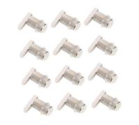 HONITANO 20 pièces Lot de Chevilles Support Étagère Cuivre Durables pour Meubles Clips pour Étagères Verre et Faciles à Installer pour Placards et Bibliothèques