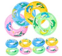 HONITANO 20 pièces Mini Swim Rings Ornaments for Dollhouses Compact Floating Swim Ring Toys for Creative Play and Decoration