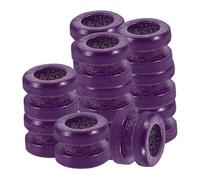 HONITANO 20 Pièces Perles de Fin de Corde Guitare Coloré Accessoires pour Guitare Folk Ukulélé et Mandoline Finition Lisse