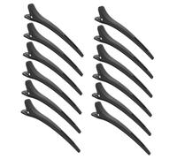 HONITANO 20 Pièces Pinces à Cheveux Bec de Canard Longues Clips de Sectionnement Sans Marque pour Coiffure Salon Outil de Coiffage Précis pour Coiffeurs et Maquilleurs Accessoires