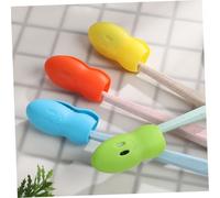 HONITANO 20 pièces Protège Brosse Dents Silicone Étui de Protection Ventilé pour Brosse à Dents Adapté Voyage Bureau et Maison Couleurs Couleur Aléatoire Couleur Aléatoire