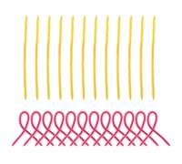 HONITANO 20 Pièces Silicone Perm Rods Flexible Hair Rollers For DIY Curling Non-slip Cold Wave Curling Rods For Long Short Hair Styling Reusable Hairdressing Tools