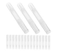 HONITANO 20 Pièces Stylo Vide Cuticule et Gloss à Lèvres Transparent Refillable avec Pinceau Rotatif pour Huile Ongles Fond de Teint Cosmétiques