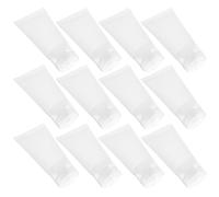 HONITANO 20 pièces Tubes Rechargeables de Voyage Flacons Vides pour Crème Mains Shampooing Lotion Bouteille Souple avec Bouchon à Clapet Pratique et Étanche