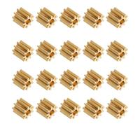 HONITANO 20 Pignons en Cuivre à 9 Dents, Épaisseur 2 Mm, Rouages Mécaniques Miniatures pour Modélisme, Équipement Aéronautique, Pièces de Moteur Télécommandé, Lot de 20 Pièces