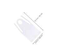 HONITANO 200 Pièces Tablier Imperméable Souples D'huile Imperméables Des Tabliers Blouse D'artiste Adultes Pour Femmes Transparent Plastique