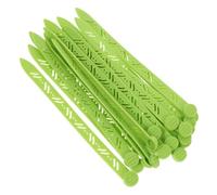 HONITANO 20pièces Barres De Permanente Pour Cheveux Vertes Accessoire De Coiffure Réutilisable Pour Friser Cheveux Outil Racine Sans Pin Adapté Usage Salon Et Maison